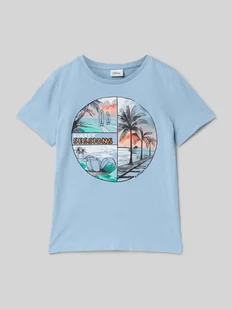 T-shirt o kroju regular fit z czystej bawełny - Koszulki dla chłopców - miniaturka - grafika 1