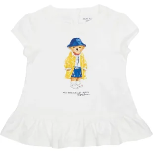 POLO RALPH LAUREN Bluzka Regular Fit - Bluzy dla dziewczynek - miniaturka - grafika 1