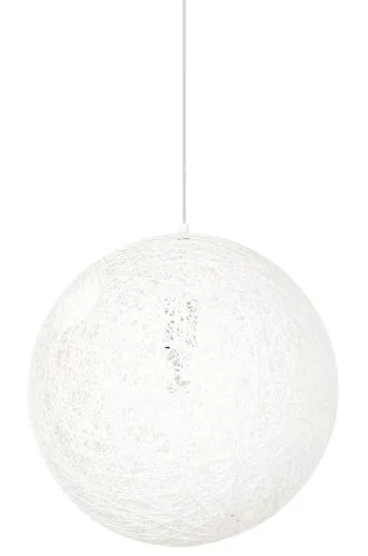 KingHome Lampa wisząca 80cm Luna biała 1027S-800.WHITE