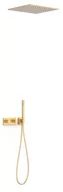 Zestawy prysznicowe - Zestaw podtynkowy TRES B-system 24-K Matowe Złoto 30725206OM - miniaturka - grafika 1