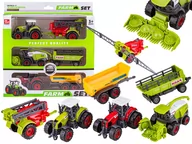 Samochody i pojazdy dla dzieci - Zestaw 3 Pojazdów, Maszyny Rolnicze, 2 x Traktor, Kombajn, Farma - miniaturka - grafika 1