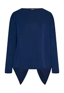 Bluzki damskie - Idony Bluzka z długim rękawem, granatowa, L damska, granatowy, L - miniaturka - grafika 1