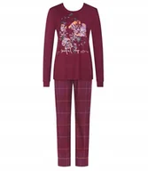 Piżamy damskie - Triumph piżama damska bawełna czerwony rozmiar 42 - miniaturka - grafika 1