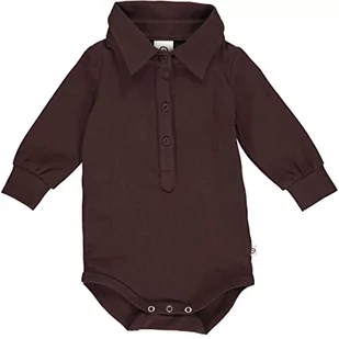Müsli by Green Cotton Baby Boys Cozy me Shirt Body and Toddler Sleepers, Coffee, 74 - Bluzki dla niemowląt - miniaturka - grafika 1