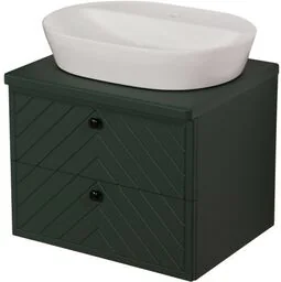 Szafka łazienkowa zielona jodełka 60 cm KODI z umywalką - Szafki łazienkowe Szafka łazienkowa zielona jodełka 60 cm KODI z umywalką - Szafki łazienkowe - miniaturka - grafika 1