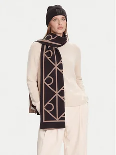 Calvin Klein Zestaw Szalik i Czapka LV04D0007G Czarny - Czapki damskie - miniaturka - grafika 1