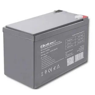 Qoltec AKUMULATOR AGM | 12V | 12AH 53049 - Zasilacze awaryjne UPS - miniaturka - grafika 1