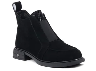 Botki damskie jesienne skórzane zamszowe ocieplane za kostkę D&A JC42-23-39 - Botki damskie Botki damskie jesienne skórzane zamszowe ocieplane za kostkę D&A JC42-23-39 - Botki damskie - miniaturka - grafika 1