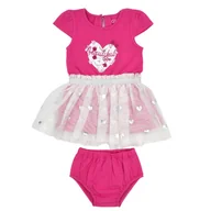 Kombinezony dla dzieci - Sukienka + majtusie komplet dla dziewczynki Guess Set-86 - miniaturka - grafika 1