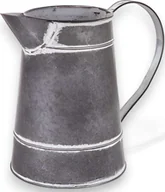 Donice - Art-Pol Metalowa Osłonka Dekoracyjna Szara 19x13,5x22cm - miniaturka - grafika 1