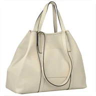 Torebki damskie - Vera Pelle Torba skóra naturalna jasny beż na ramię i do ręki - miniaturka - grafika 1