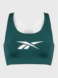 Reebok Biustonosz sportowy Workout Ready HH8080 Zielony - Bielizna sportowa damska - miniaturka - grafika 1