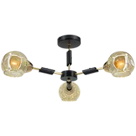 Lampy sufitowe - Elem Bled lampa sufitowa 5-punktowa czarna/złota 2027/5 BL TR 2027/5 BL TR - miniaturka - grafika 1
