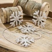 Ozdoby bożonarodzeniowe - Girlanda Snowflakes - miniaturka - grafika 1