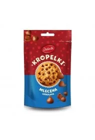 Delecta Kropelki mleczna czekolada 80 g - Dodatki do ciast w proszku - miniaturka - grafika 1