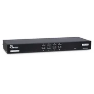 Przełączniki KVM - Inter-Tech AS-9108HA przełącznik KVM Możliwości montowania w stelażu Czarny - miniaturka - grafika 1