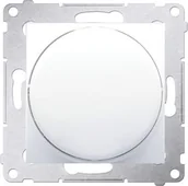 Wyłączniki światła i elektryczne - Kontakt-Simon Simon 54 Ściemniacz obrotowy do LED ściemnialnych 230V 2–250W biały DS9L.01/11 WMDS-004xLx-011 - miniaturka - grafika 1