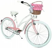 Rowery - Rower Miejski Damski 26 CRUISER 3 Biegi Lekki Holenderka SHIMANO - miniaturka - grafika 1