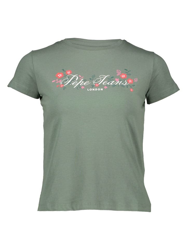 Pepe Jeans Koszulka w kolorze zielonym