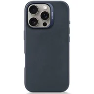 Etui i futerały do telefonów - Etui DECODED Leather Case MagSafe do Apple iPhone 16 Pro Granatowy - miniaturka - grafika 1