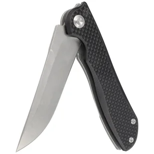 Nóż składany Real Steel Megalodon Revival G10/Carbon Fiber, Stonewashed N690 by Carson Huang (7422) - Noże - miniaturka - grafika 4