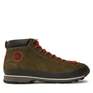 Buty trekkingowe męskie - Trekkingi Lomer Bio Naturale Mid Mtx Suede 50085/A Khaki - miniaturka - grafika 1