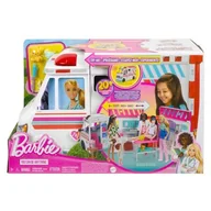 Domki dla lalek - Mattel, Zestaw Barbie Karetka mobilna klinika - miniaturka - grafika 1
