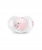 Smoczki uspokajające - Suavinex 308935-SMOCZEK fizjologiczny SX PRO SILIKONOWY 18M RÓŻOWY POETRY - miniaturka - grafika 1