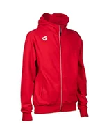 Bluzy męskie - ARENA Męska bluza z kapturem Team Unisex Panel Hooded Hoodie, czerwony, S - miniaturka - grafika 1