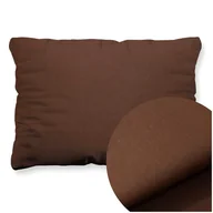 Poszewki na poduszki - Poszewka Bawełna 50 x 70 Jednolita Ola Brąz Brązowa - miniaturka - grafika 1