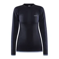 Koszulki sportowe damskie - Damska Bluzka termoaktywna CRAFT ADV WARM INTENSITY LS W 1912644-999000 – Czarny - miniaturka - grafika 1