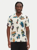 Koszule męskie - Volcom Koszula Bob Mollema A0412513 Écru Boxy Fit - miniaturka - grafika 1