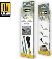 Akcesoria i części modelarskie - Vallejo Ammo: Pigment Brush Set - miniaturka - grafika 1