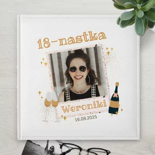 Duży album na zdjęcia z Twoim zdjęciem dla niej na 18 urodziny - Albumy fotograficzne - miniaturka - grafika 1