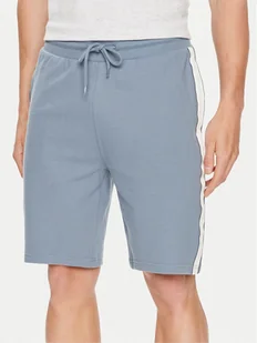 Tommy Hilfiger Szorty sportowe UM0UM03008 Niebieski Regular Fit - Spodenki męskie - miniaturka - grafika 1