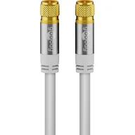 Kable - Goobay 70598 kabel koncentryczny 1 m F Biały - miniaturka - grafika 1