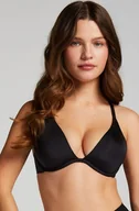 Biustonosze - Hunkemöller Nieusztywniany biustonosz z fiszbinami Smooth Czarny - miniaturka - grafika 1