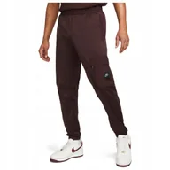 Dresy męskie - SPODNIE DRESOWE MĘSKIE NIKE STANDARD FIT TAPER LEG R. S BRĄZOWE - miniaturka - grafika 1