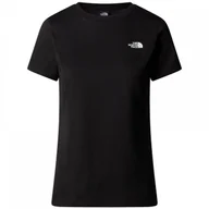 Koszulki sportowe damskie - Koszulka damska The North Face W S/S Simple Dome Slim Tee Rozmiar: M / Kolor: czarny - miniaturka - grafika 1