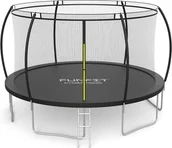 Trampoliny - Trampolina Ogrodowa Premium Dla Dzieci 490Cm (16Ft) Z Siatką Wewnętrzną I Drabinką - miniaturka - grafika 1