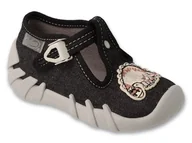 Buty dla chłopców - Kapcie dziecięce Befado 110P512 chłopięce domowe do przedszkola zapinki-23 - miniaturka - grafika 1