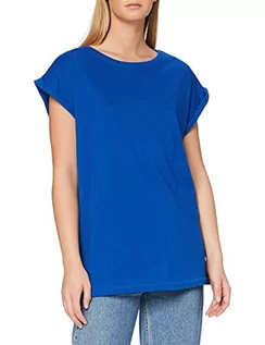 Koszulki i topy damskie - Urban Classics Damska koszulka z długim rękawem, Sporty Blue, S - grafika 1