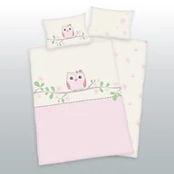 Pościel dla dzieci - Herding Pościel dla dzieci do łóżeczka Jana Sowa, 135 x 100 cm, 40 x 60 cm - miniaturka - grafika 1