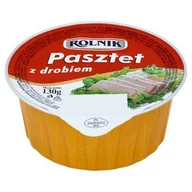 Pasztet i przetwory mięsne - Pasztet z drobiem 130g Rolnik - miniaturka - grafika 1
