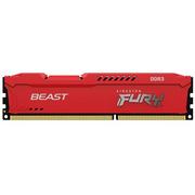 Pamięci RAM - Kingston RAM KINGSTON Fury Beast Red 8GB 1600MHz - miniaturka - grafika 1