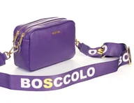 Torebki damskie - Torebka skórzana na ramię - w komplecie 2 paski (7151) BOSCCOLO - miniaturka - grafika 1