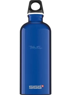 Sigg Butelka Traveller Dark Blue 0,6 L Niebieska - Bidony dla dzieci - miniaturka - grafika 1