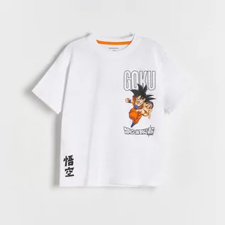 Koszulki dla chłopców - Reserved - T-shirt DragonBall - Biały - grafika 1