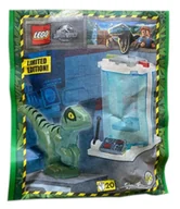 Klocki - LEGO Jurassic World Zestaw - Raptor with Incubator 122327 polybag klocki - miniaturka - grafika 1