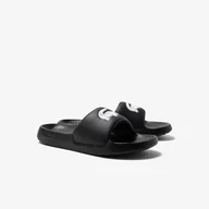 Klapki i japonki damskie - Damskie Klapki LACOSTE SHOES 45CFA0002.312 – Czarny - miniaturka - grafika 1